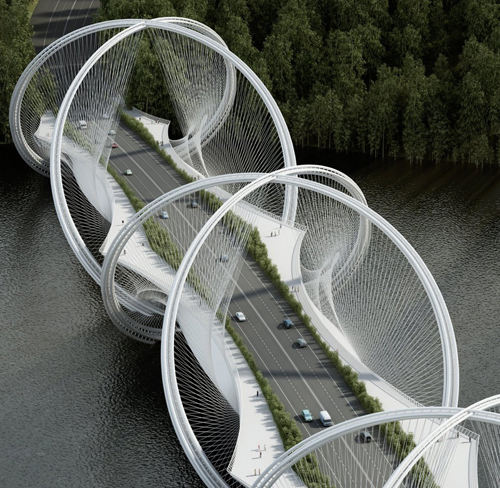 五環(huán)廊橋-北京冬奧會(huì)景觀橋設(shè)計(jì)