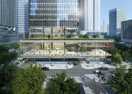 深圳中金大廈，建筑設(shè)計(jì)理念取意“大樹(shù)”